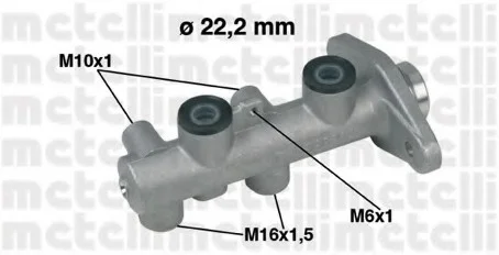 Главный тормозной цилиндр METELLI Metelli 050345