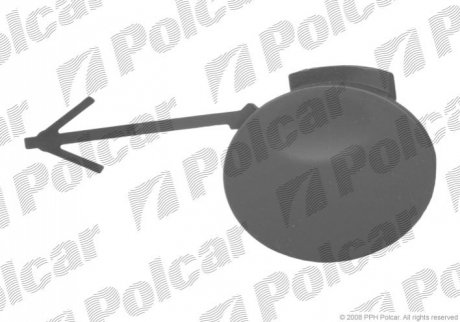 Заглушка крюка буксировки Polcar 5558079 (фото 1)