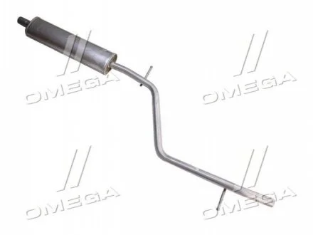 Глушитель центр. DACIA LOGAN 1.6 2007 - 8.2013 (ое 6001549414) (произ-во Polmostrow) POLMOSTROW 0214