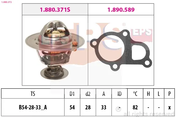 Termostat ACCENT GETZ RIO II EPS 1880372 (фото 1)