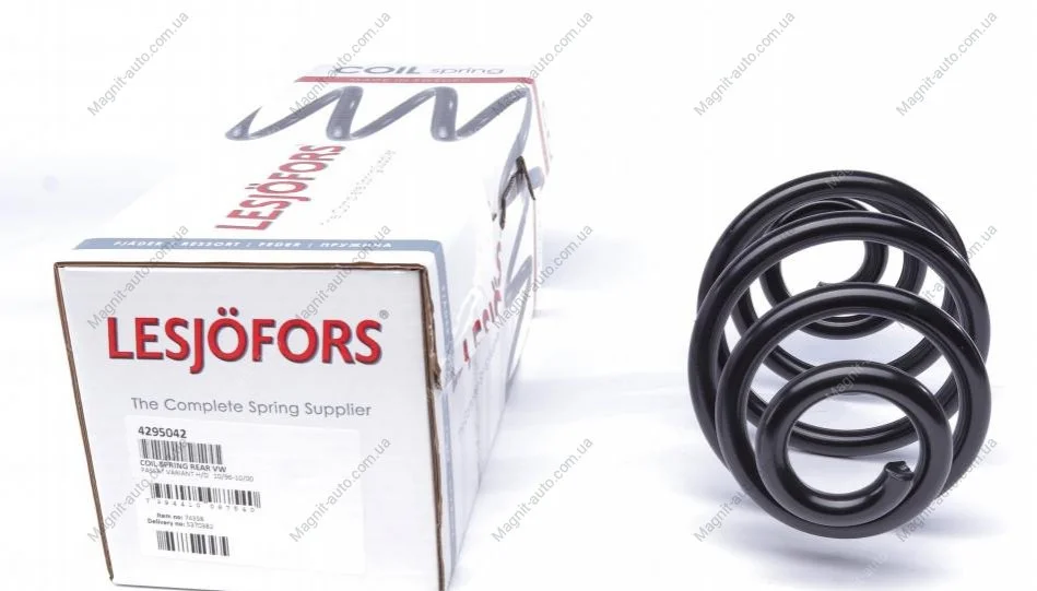 Пружина зад. SKODA/VW, SUPERB H/D 02-08 / PASSAT VARIANT H/D 96-00 LESJOFORS 4295042 (фото 1)