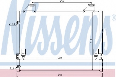 Конденсатор, кондиционер NISSENS 940083