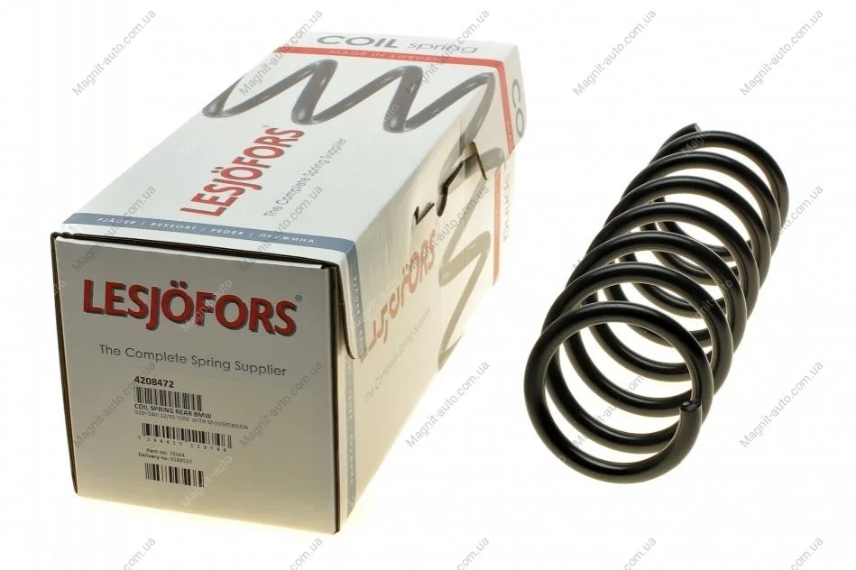 Пружина зад. BMW, 520i-540i 12/95-7/03 WITH M-SUSPENSION LESJOFORS 4208472 (фото 1)