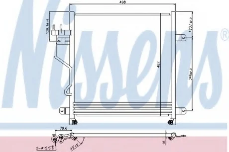 Конденсатор, кондиционер NISSENS 940323
