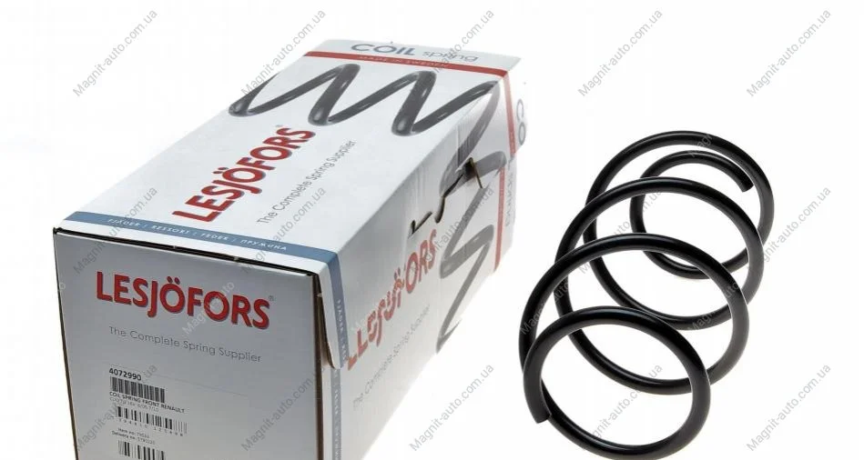 Пружина перед. RENAULT, CLIO 1,2 16V 6/05-7/10 LESJOFORS 4072990 (фото 1)