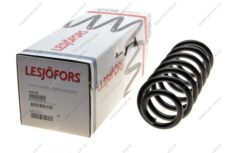 Пружина зад. VW, PASSAT VARIANT SPORTLINE / GT 8/05-14 LESJOFORS 4295108 (фото 1)