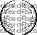 Комплект тормозных колодок CIFAM 153505