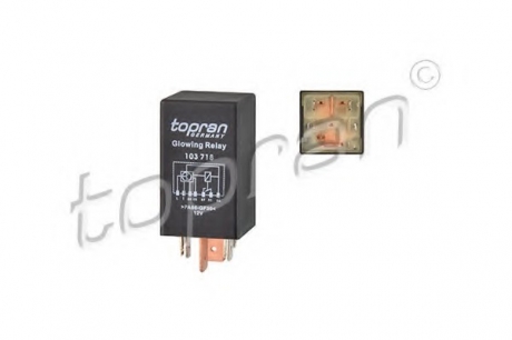Реле, система накаливания TOPRAN TOPRAN / HANS PRIES 103718