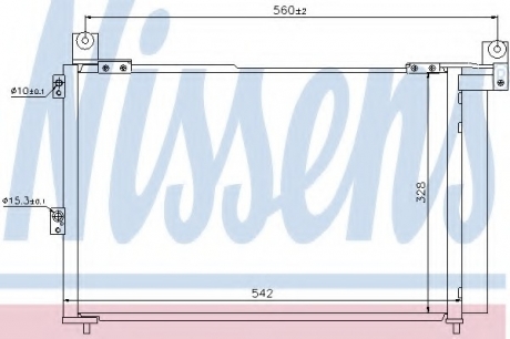 Конденсатор, кондиционер NISSENS 940143