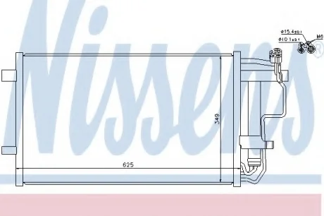 Конденсатор без хладогену NISSENS 940149
