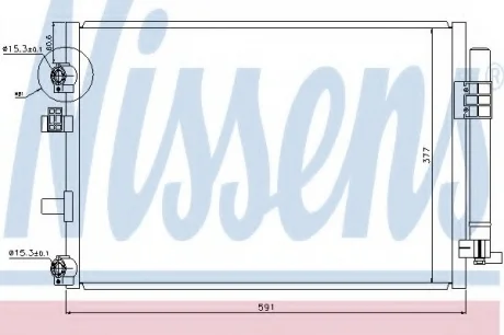 Конденсатор без хладогену NISSENS 940182