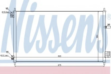 Конденсатор, кондиционер NISSENS 940293
