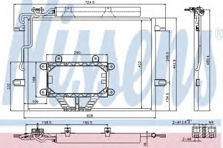 Конденсер кондиціонера NISSENS 940325