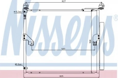 Конденсатор, кондиционер NISSENS 940367