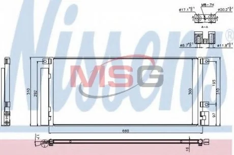 Конденсатор без хладогену NISSENS 940388