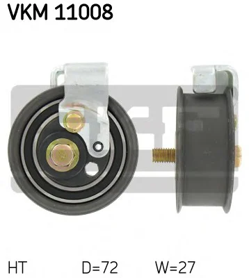 Ролик ремня ГРМ натяжной AUDI/VW A4/A6/200/Passat "1,8L "95-05 SKF VKM11008 (фото 1)