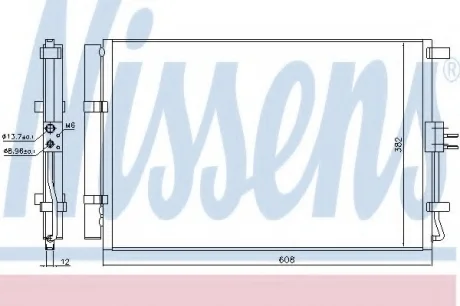 Конденсер кондиціонера NISSENS 940573