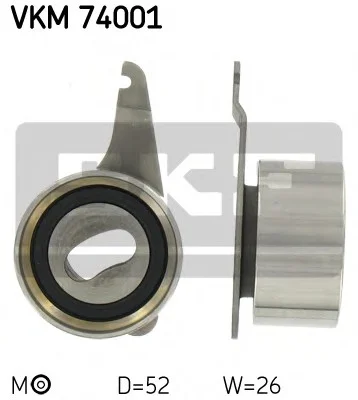 Натяжной ролик, ремень ГРМ SKF VKM74001 (фото 1)