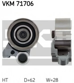 Натяжной ролик, ремень ГРМ SKF VKM71706