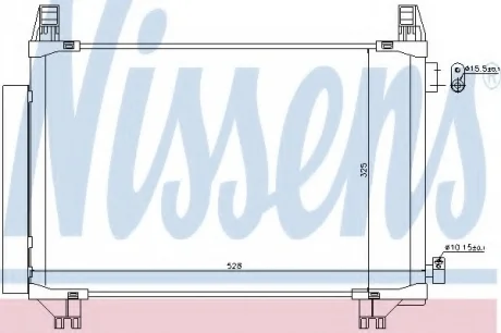 Конденсатор без хладогену NISSENS 940270