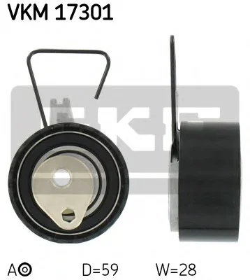 Ролик модуля натяжителя ремня SKF VKM17301 (фото 1)
