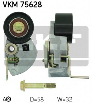 Натяжной ролик, ремень ГРМ SKF VKM75628 (фото 1)