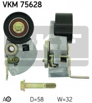 Натяжной ролик, ремень ГРМ SKF VKM75628