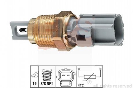 Датчик темп. впуск. повітря Ford Escort, Fiesta, Focus, Puma, Transit 1.3-1.8 01.95- EPS 1994004