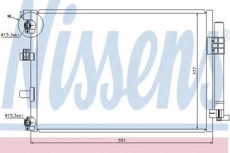 Конденсатор без хладогену NISSENS 940222