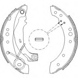 Комплект тормозных колодок REMSA 414900 (фото 1)