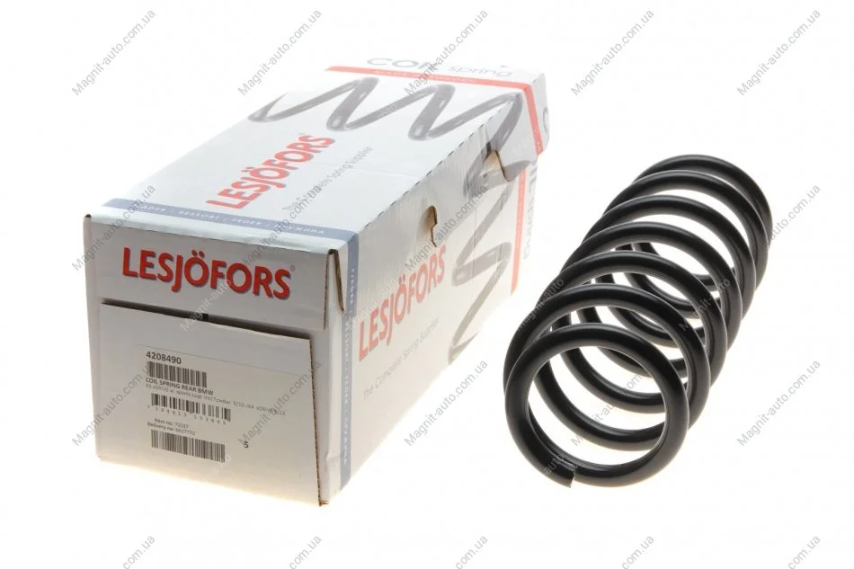 Пружина зад. BMW, X3 xDRIVE w. sports susp. incl Towbar 9/10-/X4 xDRIVE 5/13 LESJOFORS 4208490 (фото 1)