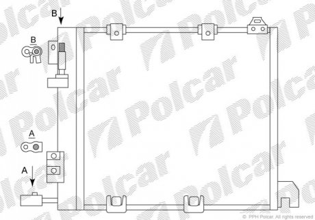 Радиаторы кондиционера Polcar 5508K8C2S