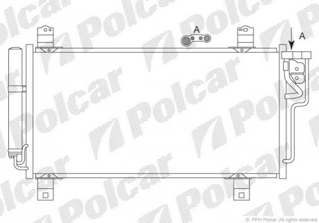 Радиаторы кондиционера Polcar 4560K8C2S