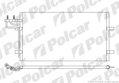 Радиаторы кондиционера Polcar 3235K8C1S (фото 1)