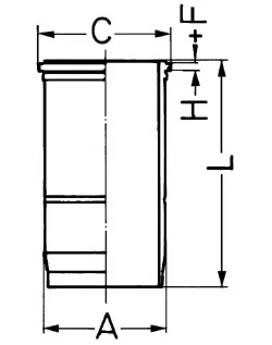 Гильза цилиндра KOLBENSCHMIDT 89593110