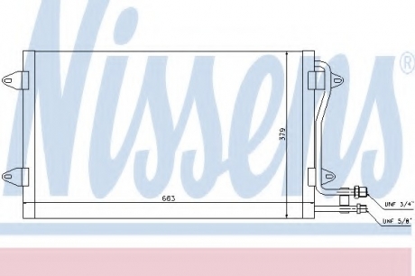 Конденсатор, кондиционер NISSENS 94258