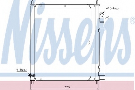 Конденсатор, кондиционер NISSENS 94734