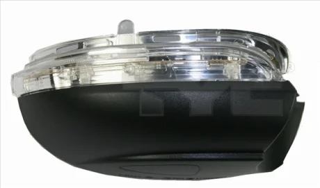 Повторитель поворота в зеркале лев (прозрачный, LED) VW BEETLE 5C, EOS, JETTA IV, PASSAT B7, PASSAT CC, SCIROCCO III 03.06-05.16 TYC 33702183