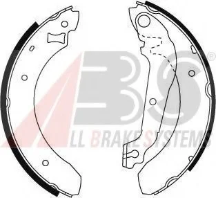 Комплект тормозных колодок A.B.S. A.B.S. 8705