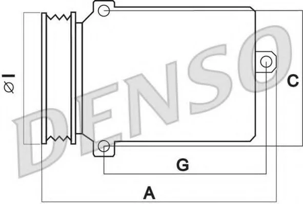 Компрессор, кондиционер DENSO DCP02034 (фото 1)