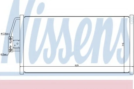 Конденсатор, кондиционер NISSENS 94579
