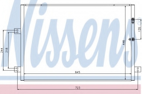 Конденсатор, кондиционер NISSENS 94787