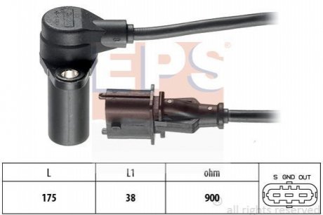 Датчик положения коленвала EPS 1953382