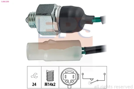 Wy│╣cznik Ьw.cofania K2700 EPS 1860206
