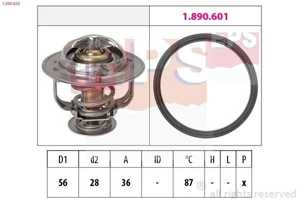 Termostat LANCER OUTLANDER EPS 1880828 (фото 1)