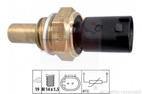 Датчик температуры охл.жидк MB W169/W202/W203/W210/W211/W140/Sprinter 95> EPS 1830350