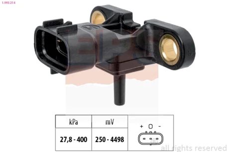 Датчик тиску повітря в впускному коллекторі Toyota Avensis/Corolla/Land Cruiser/Rav4 EPS 1993214