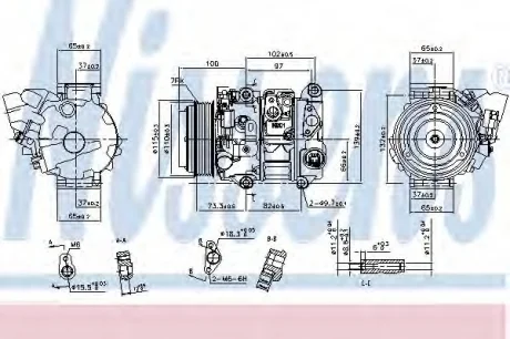 Компресор, кондиціонер NISSENS 890143