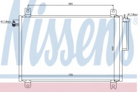 Конденсатор, кондиционер NISSENS 94913