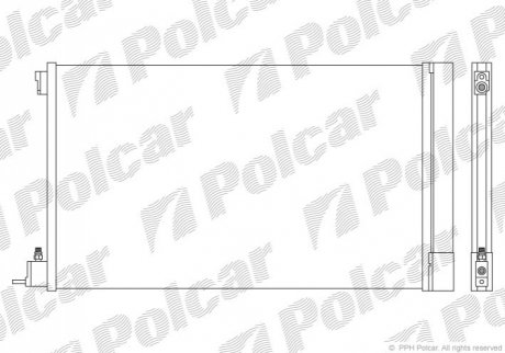 Радиаторы кондиционера Polcar 5520K8C1